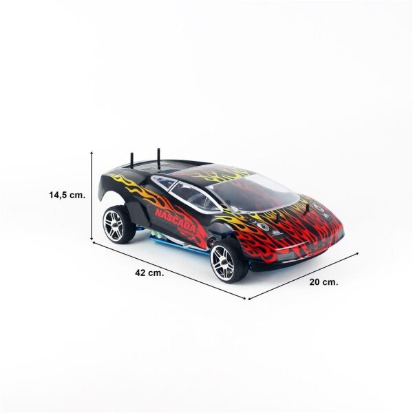 Himoto 9103M 1/10 Ölçek, TAIPAN XRS PRO, 4WD, Çift Vites, On-Road, VX-18 Nitrolu Motorlu, Mavi Lamborghini Kepli, 2.4 Ghz. Uzak