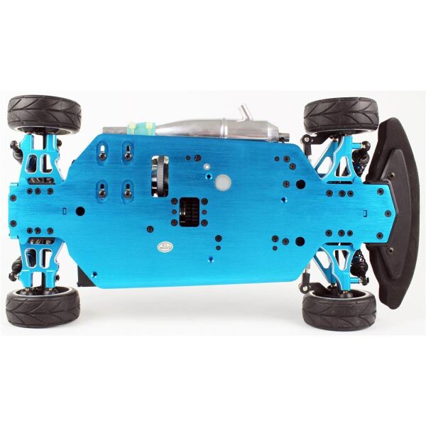 Himoto 9103M 1/10 Ölçek, TAIPAN XRS PRO, 4WD, Çift Vites, On-Road, VX-18 Nitrolu Motorlu, Mavi Lamborghini Kepli, 2.4 Ghz. Uzak