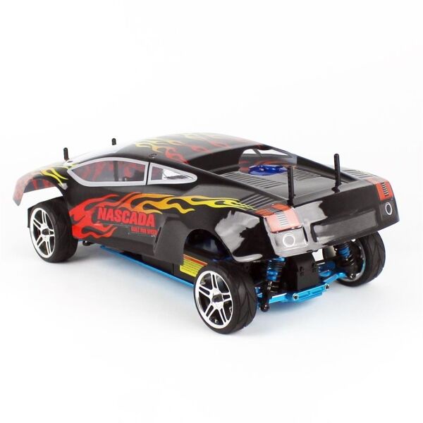 Himoto 9103M 1/10 Ölçek, TAIPAN XRS PRO, 4WD, Çift Vites, On-Road, VX-18 Nitrolu Motorlu, Mavi Lamborghini Kepli, 2.4 Ghz. Uzak