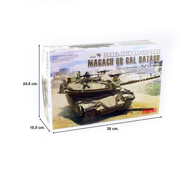 Meng TS-040 1/35 Ölçek, İsrail Magach 6B GAL BATAS Ana Muharebe Tankı, Plastik Model kiti