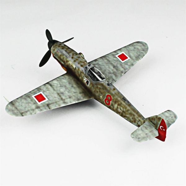 QD120 1/72 Ölçek, Messerschmitt Bf 190 F-Whiff Sergilemeye Hazır Plastik Uçak Maketi
