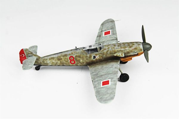 QD120 1/72 Ölçek, Messerschmitt Bf 190 F-Whiff Sergilemeye Hazır Plastik Uçak Maketi