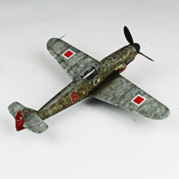 QD120 1/72 Ölçek, Messerschmitt Bf 190 F-Whiff Sergilemeye Hazır Plastik Uçak Maketi