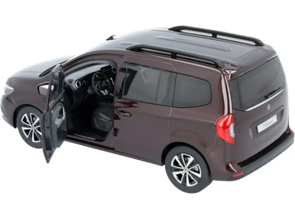 Nzg 66004182 1/18 Ölçek, Mercedes Benz T-Klasse, Rubellite Red Metalic, Sergilemeye Hazır Metal Araba Modeli