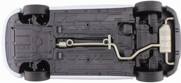 Nzg 66960429 1/18 Ölçek, Mercedes Benz A-Klasse, Digital White Metallic, Sergilemeye Hazır Metal Araba Modeli