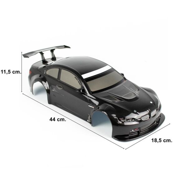 Himoto 31799A 1/10 Ölçek, BMW Drift Lexan Kaporta-Siyah
