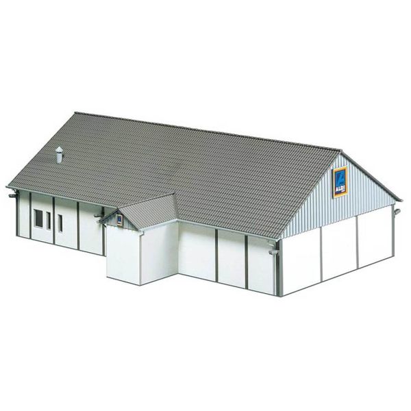 Faller 130339 1/87 Ölçek, Aldi Süpermarket, Plastik Model Kiti