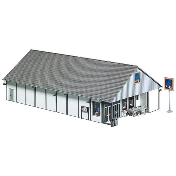 Faller 130339 1/87 Ölçek, Aldi Süpermarket, Plastik Model Kiti