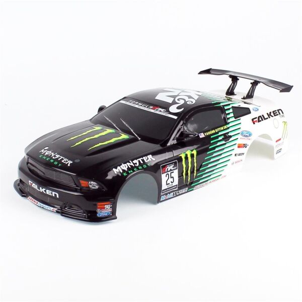Himoto 31799B 1/10 Ölçek, ENERGY Drift Lexan Kaporta-Yeşil,Mavi