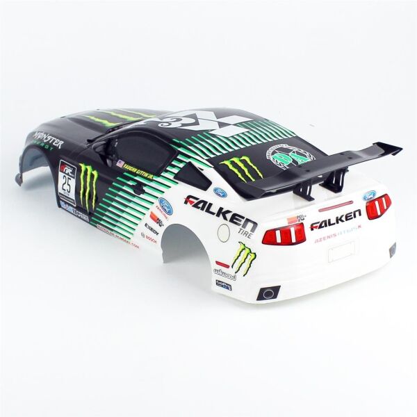 Himoto 31799B 1/10 Ölçek, ENERGY Drift Lexan Kaporta-Yeşil,Mavi