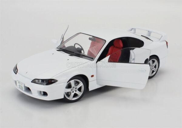 Solido 1804306 1/18 Ölçek, Nissan Silvia Spec. S15 R Aero, Aspen White, Sergilemeye Hazır Metal Araba Modeli