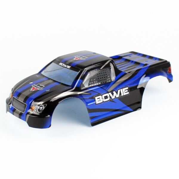 Himoto 31800 1/10 Ölçek, Monster Truck BOWIE Lexan Kaporta, Mavi
