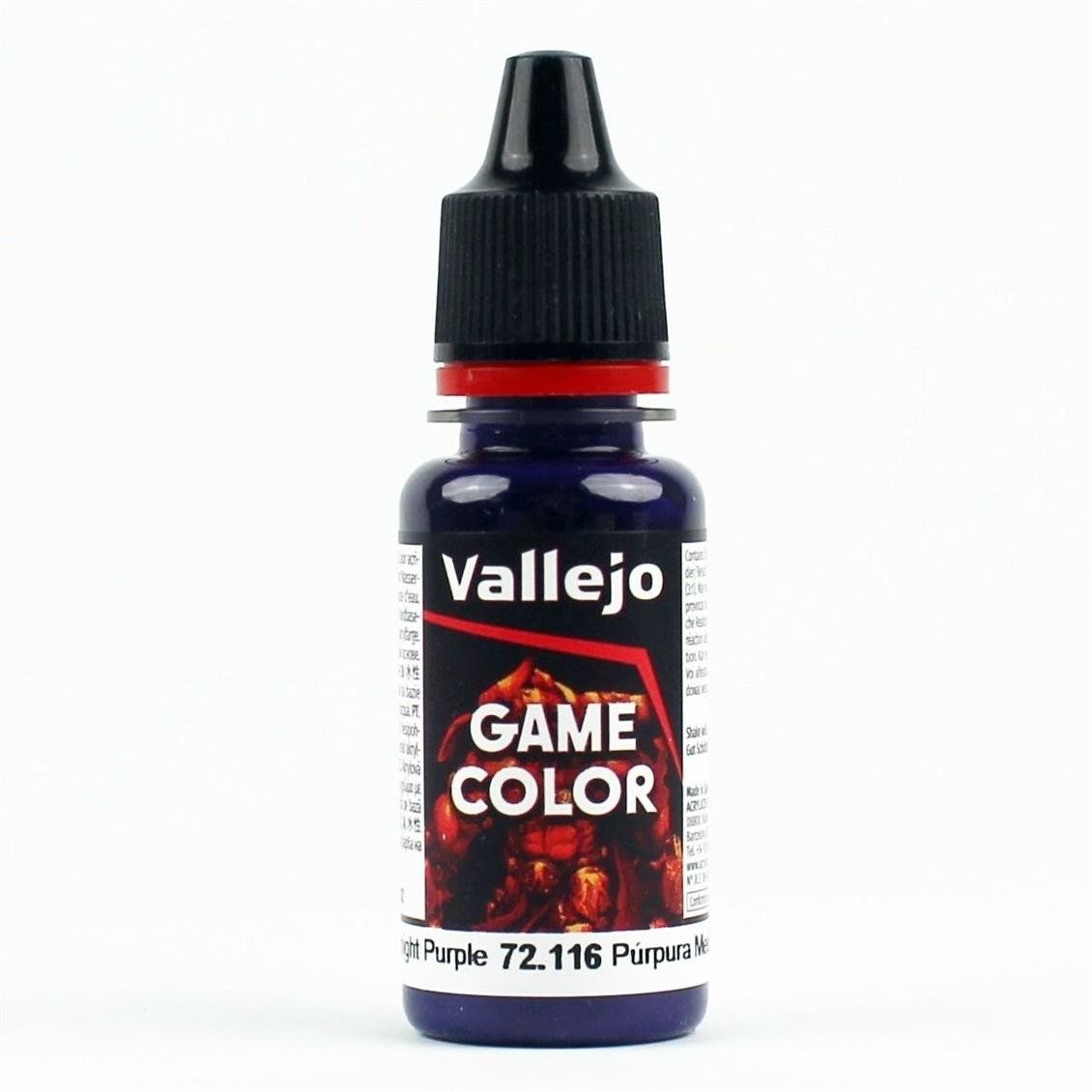 Vallejo 72116 18 ml. Midnight Purple, Game Color Serisi Model Boyası