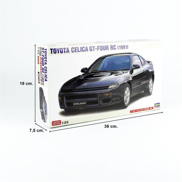 Hasegawa 20716 1/24 Ölçek, Toyota Celica GT-Four RC (1991), Otomobil Plastik Model Kiti