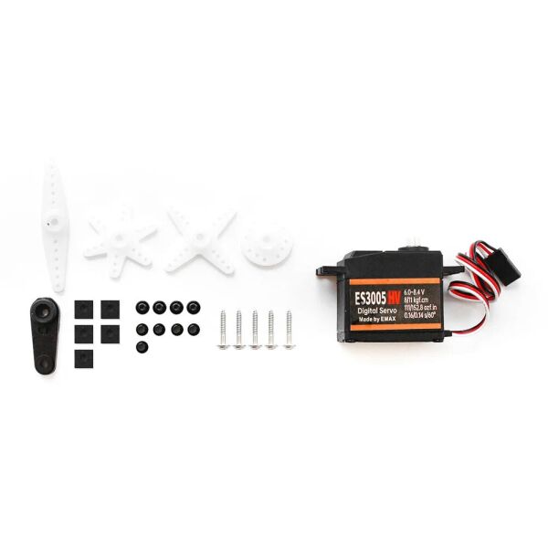 EMAX ES3005 HV 43gr Metal Dişli Dijital Servo Motor RC Standar Kasa Servo (ORJİNAL)