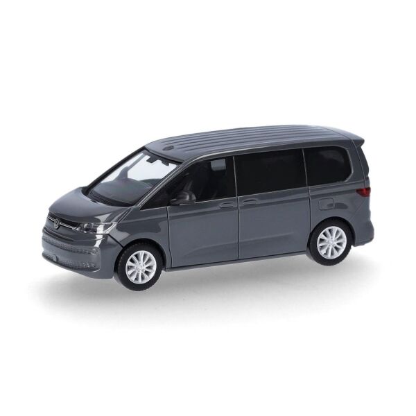 Herpa 421171 1/87 Ölçek, VW Multivan Minibüs, Gri, Sergilemeye Hazır Model Araç