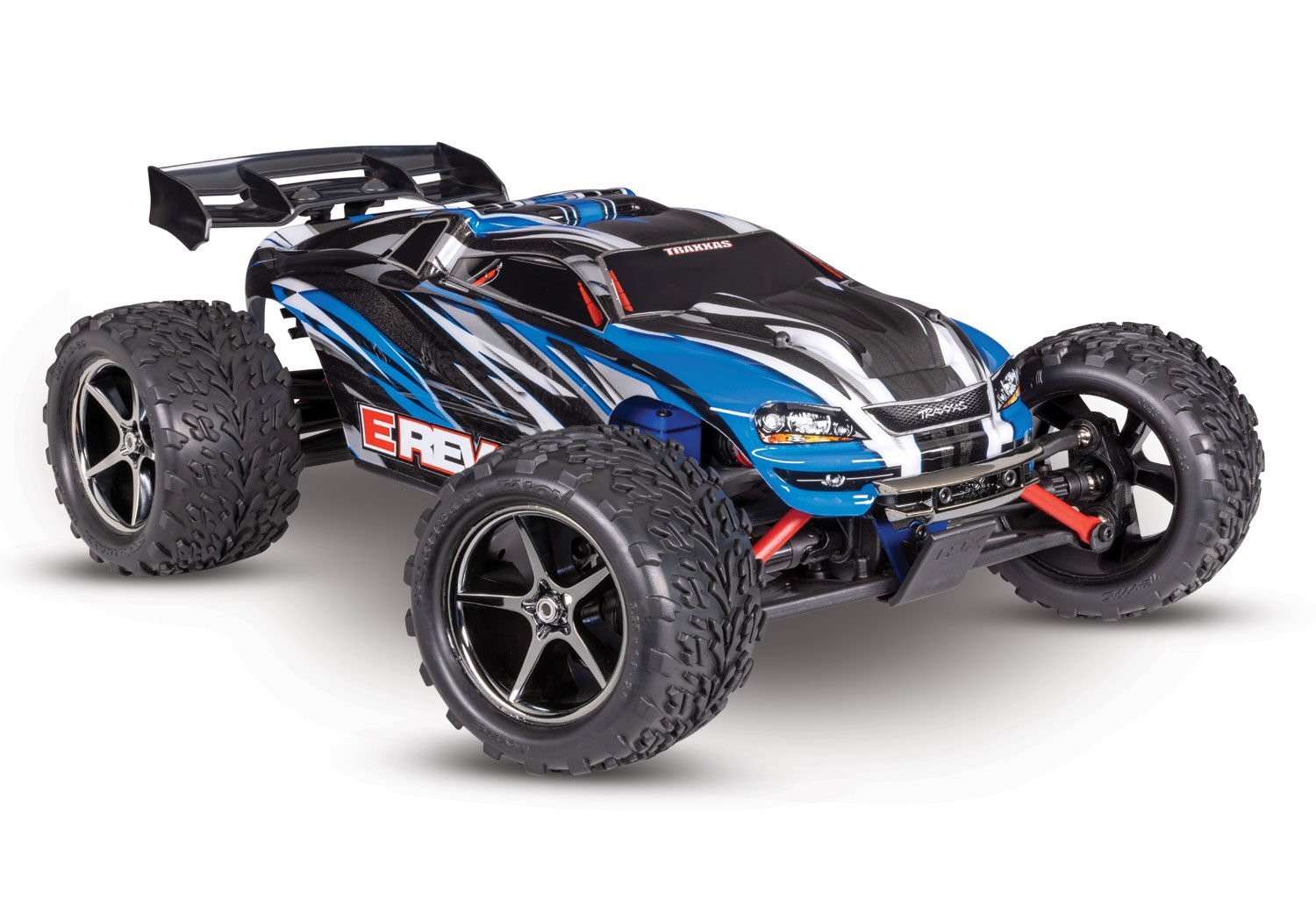 Traxxas 1/16 E-Revo® 4x4 + USB-C Şarj Aleti Mavi
