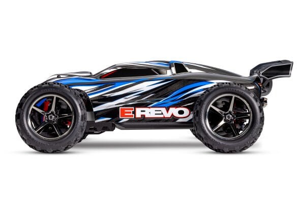 Traxxas 1/16 E-Revo® 4x4 + USB-C Şarj Aleti Mavi
