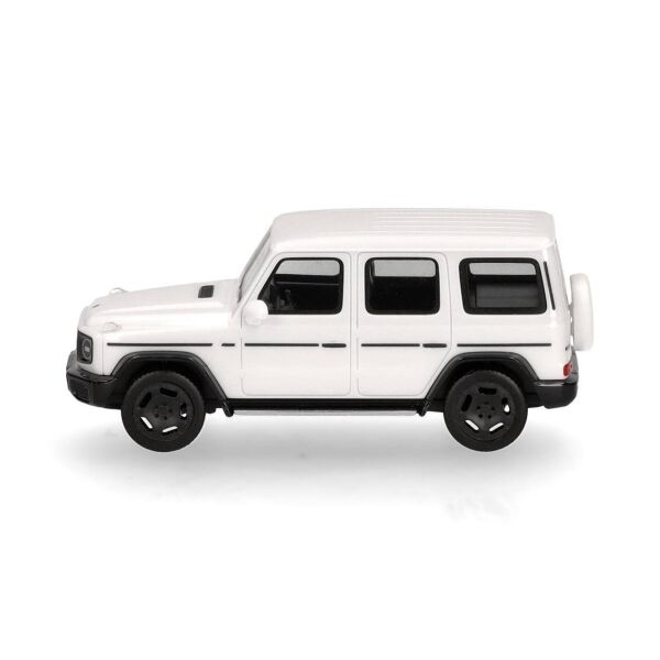 Herpa 421195 1/87 Ölçek, Mercedes-Benz G580 EQ Cip, N465, Beyaz, Sergilemeye Hazır Model Araç