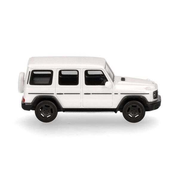 Herpa 421195 1/87 Ölçek, Mercedes-Benz G580 EQ Cip, N465, Beyaz, Sergilemeye Hazır Model Araç