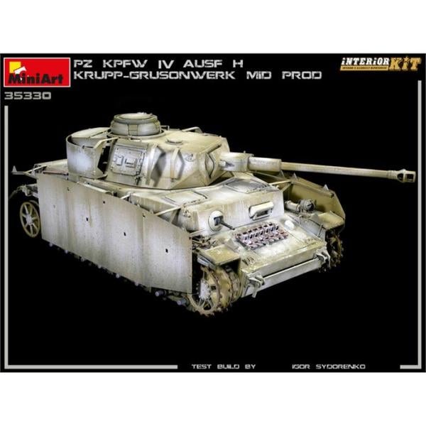 MiniArt Pz. Kpfw. IV Ausf H Krupp - Grusonwerk Mid. Prod. Ağustos-Eylül 1943 Interior Kit