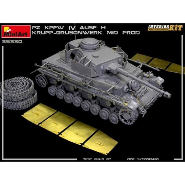 MiniArt Pz. Kpfw. IV Ausf H Krupp - Grusonwerk Mid. Prod. Ağustos-Eylül 1943 Interior Kit
