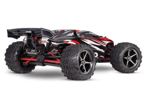Traxxas 1/16 E-Revo® 4x4 + USB-C Şarj Aleti Kırmızı