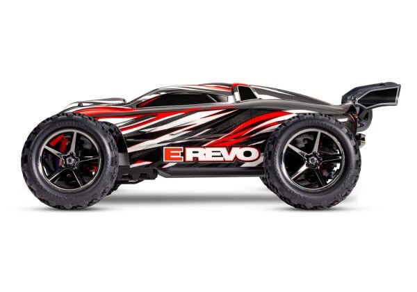 Traxxas 1/16 E-Revo® 4x4 + USB-C Şarj Aleti Kırmızı