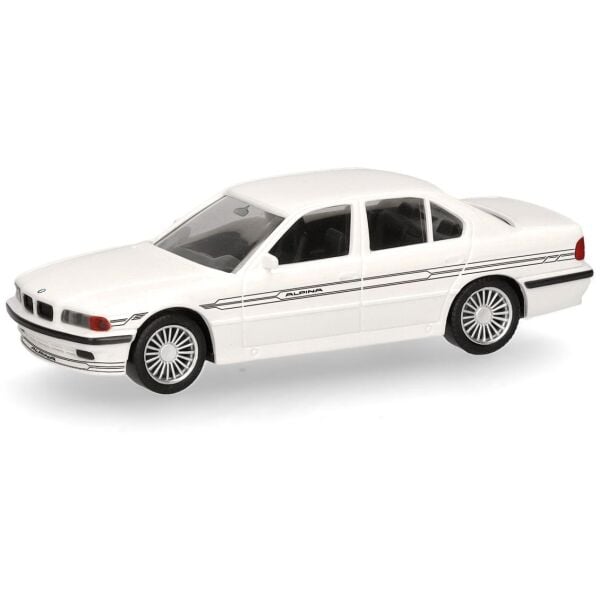 Herpa 421201 1/87 Ölçek, BMW Alpina B12 5.7 (E38), Beyaz, Sergilemeye Hazır Model Araç
