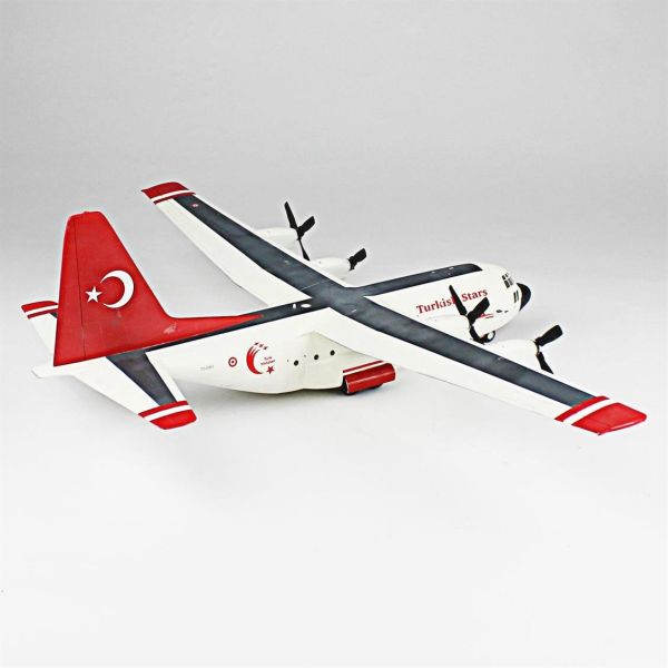 QD138 1/144 Ölçek, C-130 E Hercules Sergilemeye Hazır Plastik Uçak Maketi