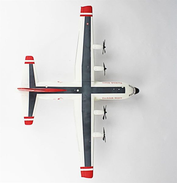QD138 1/144 Ölçek, C-130 E Hercules Sergilemeye Hazır Plastik Uçak Maketi