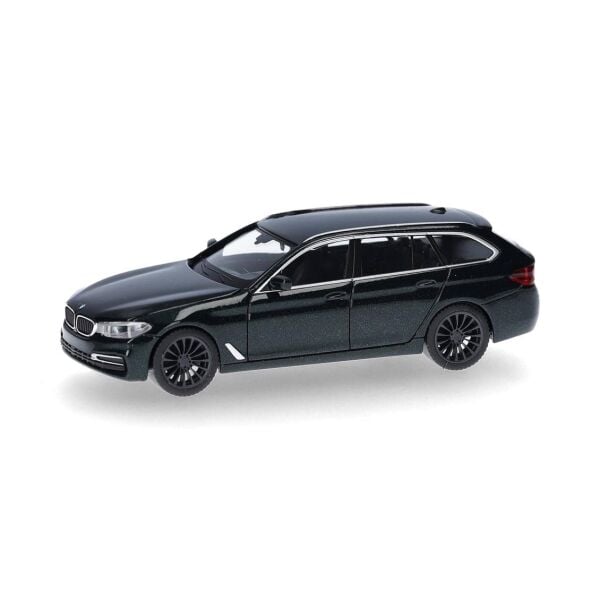 Herpa 430708-004 1/87 Ölçek, BMW 5 Touring, Oxford Yeşili, Sergilemeye Hazır Model Araç