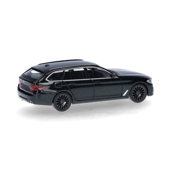 Herpa 430708-004 1/87 Ölçek, BMW 5 Touring, Oxford Yeşili, Sergilemeye Hazır Model Araç