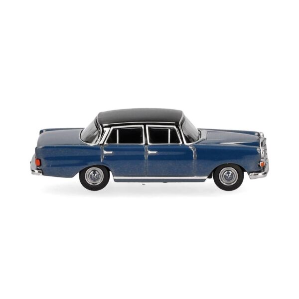 Herpa 430739-004 1/87 Ölçek, Mercedes-Benz 200 Kırlangıç Kasa, Mavi-Beyaz, Sergilemeye Hazır Model Araç