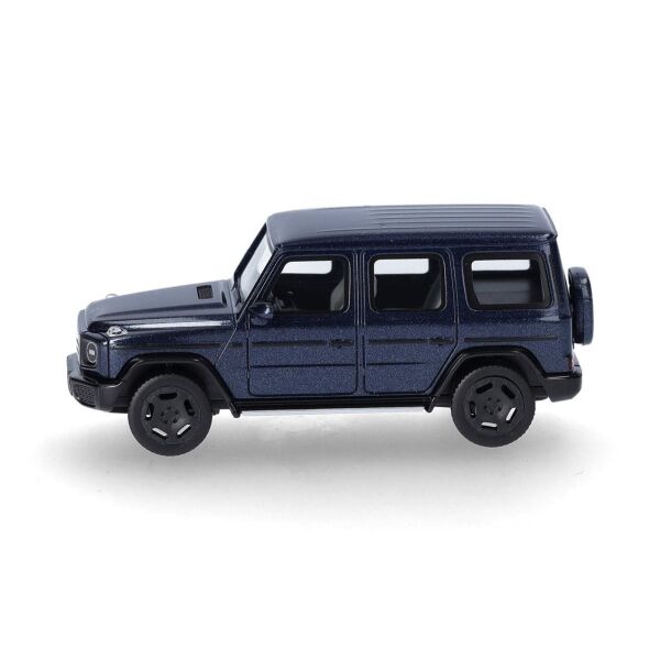 Herpa 431194 1/87 Ölçek, MB G580 EQ (N465) Cip, Metalik Mavi, Sergilemeye Hazır Model Araç