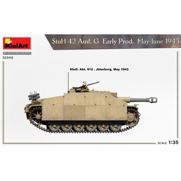 MiniArt StuH 42 Ausf. G. Early Prod (Mayıs-Haziran 1943)