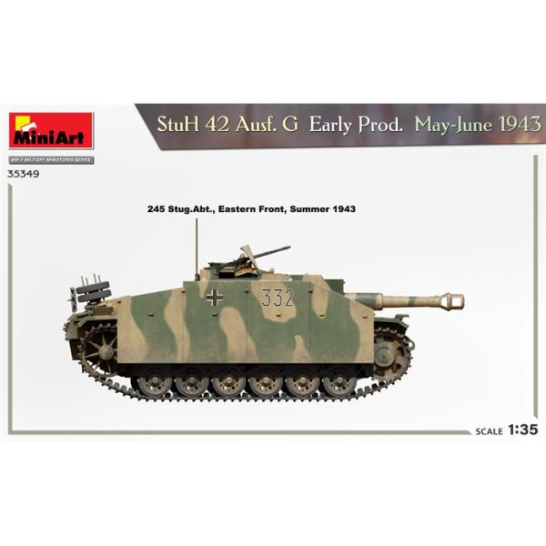 MiniArt StuH 42 Ausf. G. Early Prod (Mayıs-Haziran 1943)