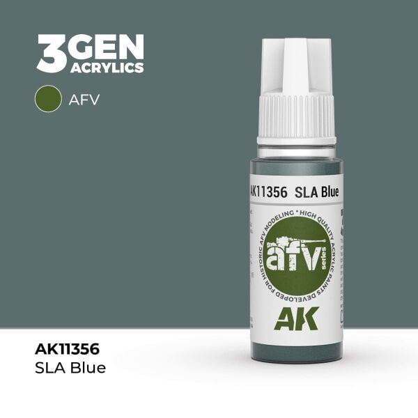 AK 11356 17 ml. SLA Blue, AFV Serisi 3GEN Akrilik Model Boyası