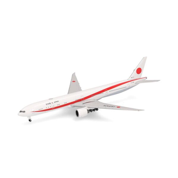 Herpa 532778-001 1/500 Ölçek, 777-300ER Japonya Hava Savunma Kuvvetleri (JASDF), Metal, Sergilemeye Hazır Model Yolcu Uçağı