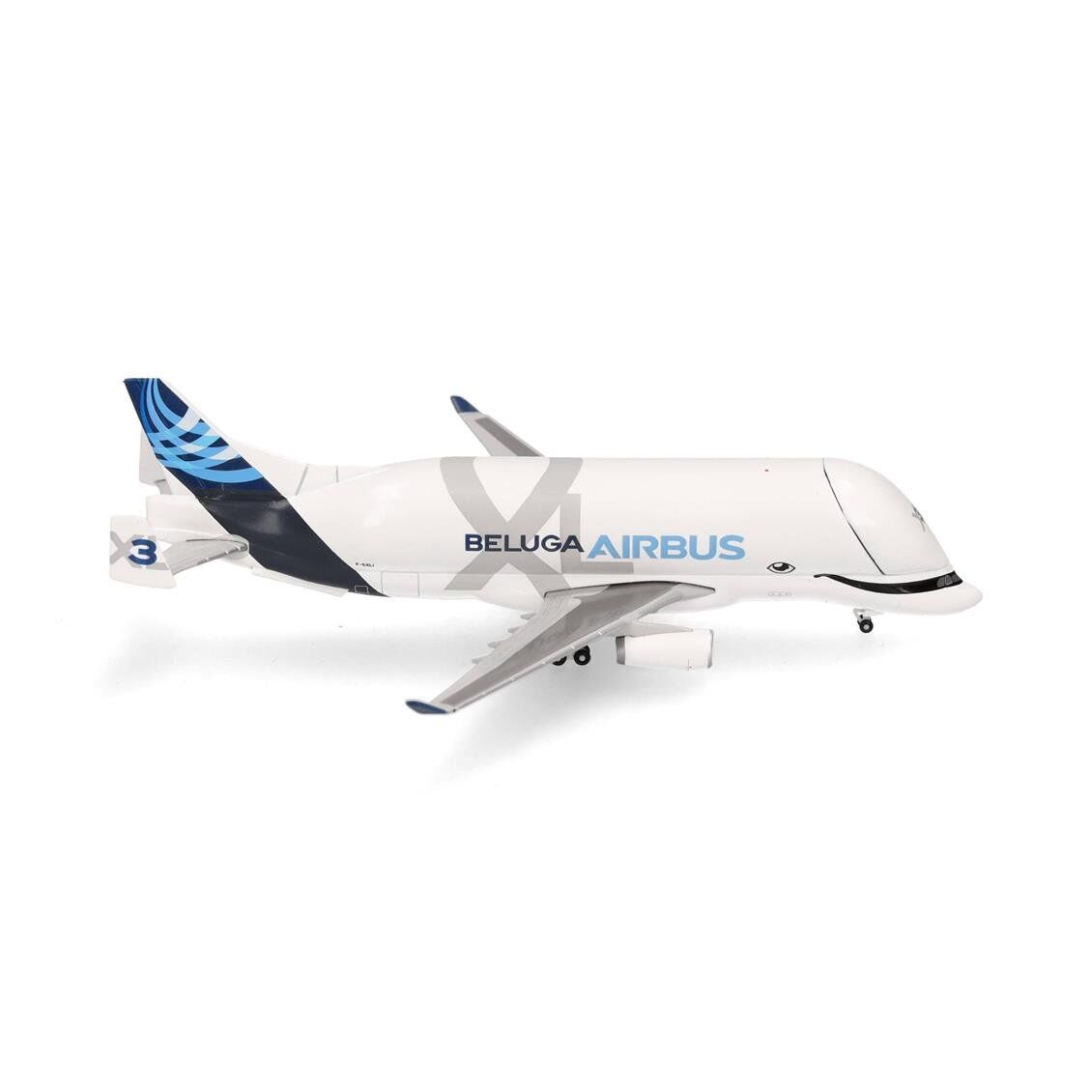 Herpa 534284-003 1/500 Ölçek, Airbus Industries A330-743L, BelugaXL - XL#3 - F-GXLI, Metal, Sergilemeye Hazır Model Nakliye Uça