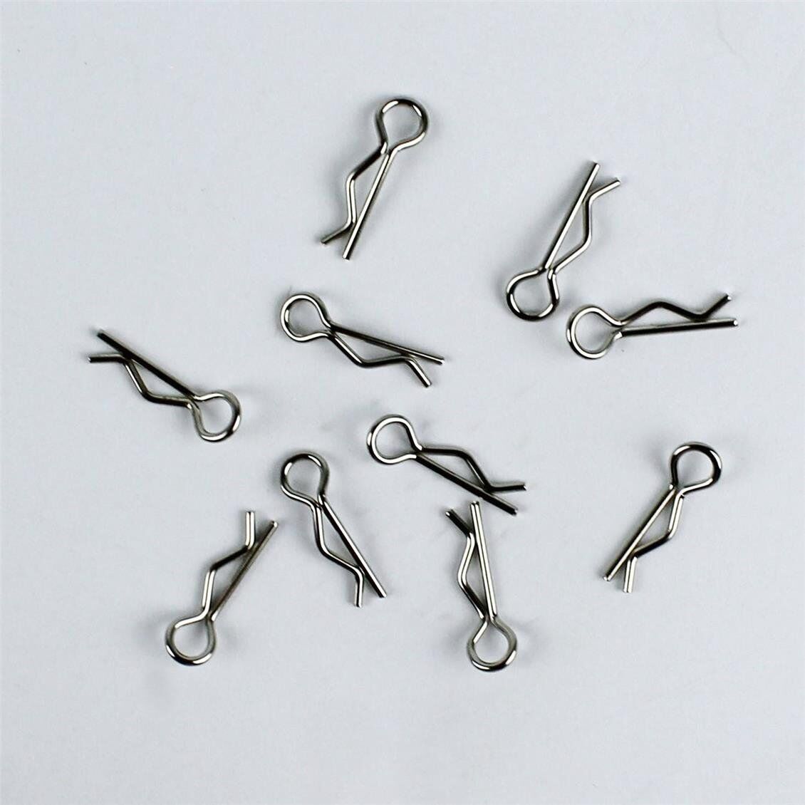 1/16 Ölçek Araç Kaportası Metal Klipsi, 10 Adet