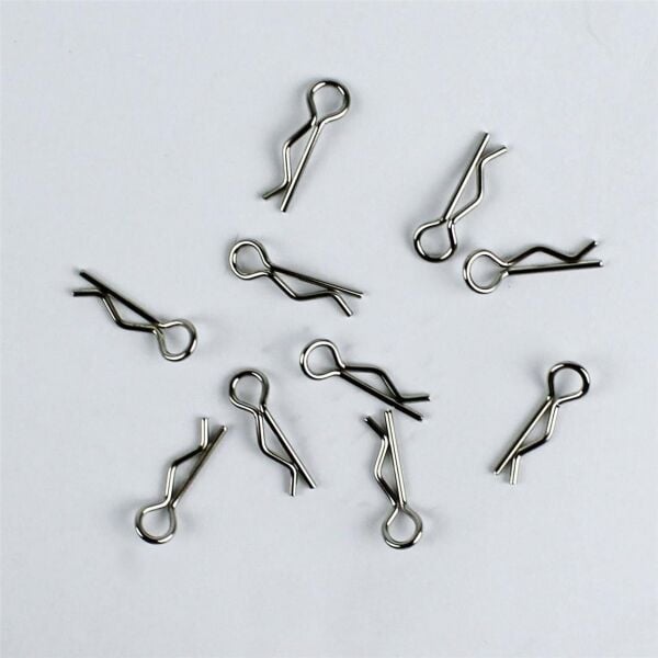 1/16 Ölçek Araç Kaportası Metal Klipsi, 10 Adet