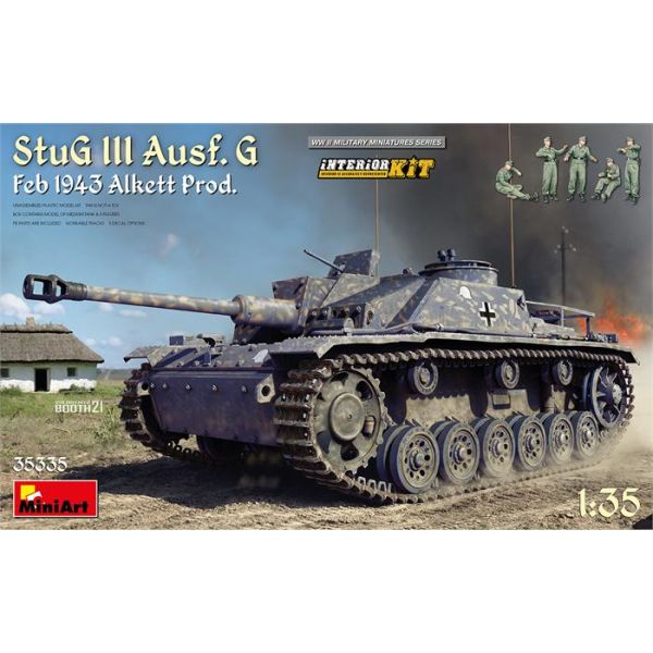 MiniArt StuG III Ausf. G Feb 1943 Alkett Prod. Interior Kit.