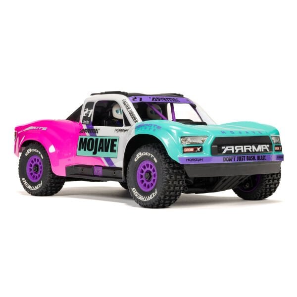 ARRMA 1/16 MOJAVE GROM 223S DSC 4X4 RTR Brushless Desert Truck (Pil + Şarj Aleti Dahil) Pembe