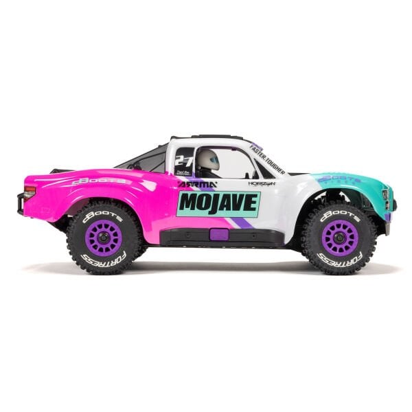 ARRMA 1/16 MOJAVE GROM 223S DSC 4X4 RTR Brushless Desert Truck (Pil + Şarj Aleti Dahil) Pembe