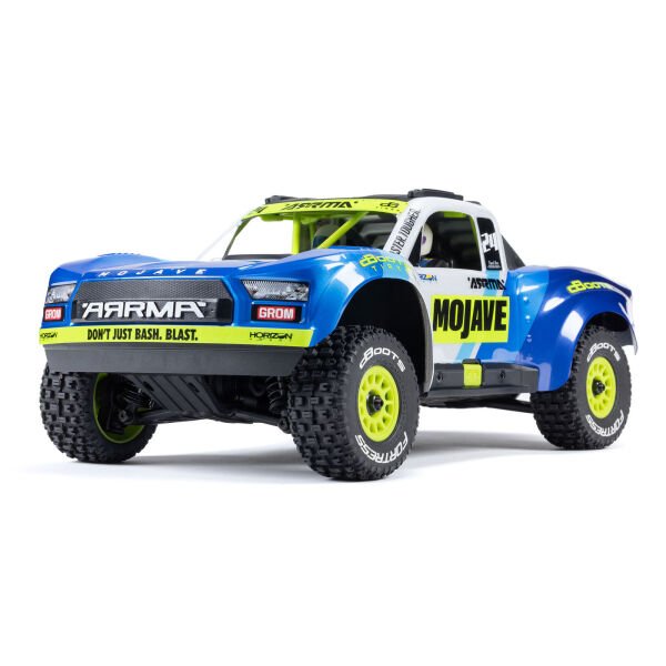 ARRMA 1/16 MOJAVE GROM 4X4 RTR Brushed Desert Truck (Pil + Şarj Dahil) Mavi