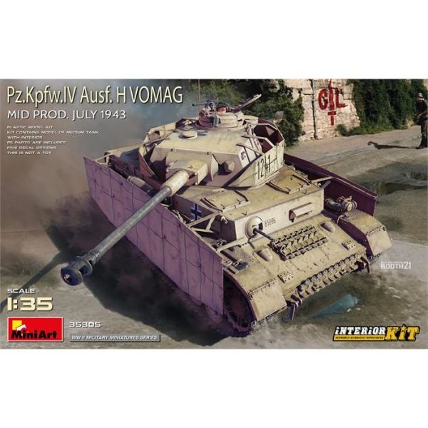 MiniArt Pz. Kpfw. IV Ausf. H Vomag. Mid Prod. (Temmuz 1943) Interior Kit