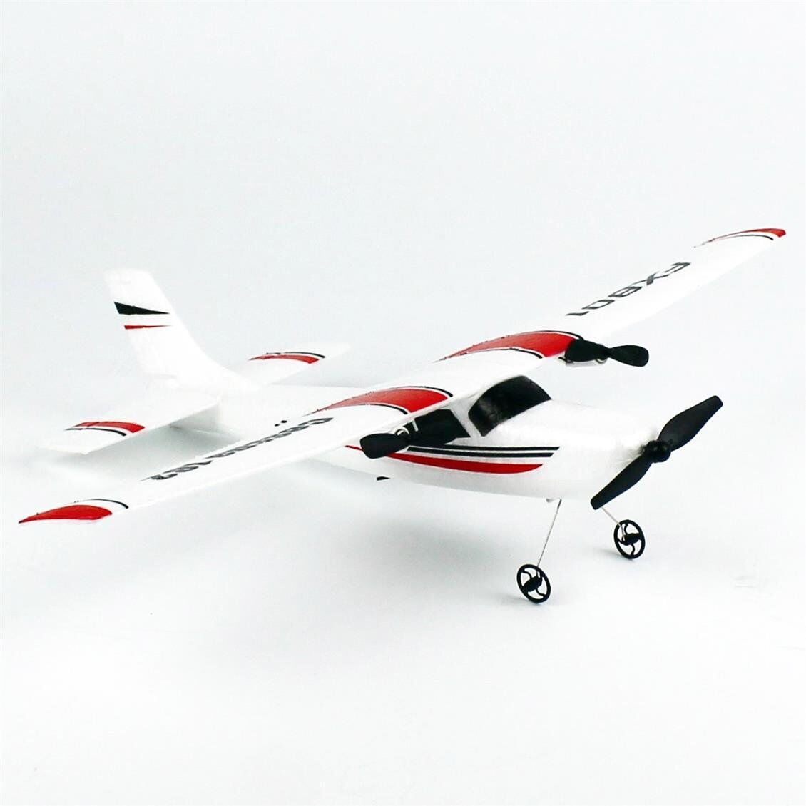 FX801 Cessna 182, 40 cm. Kanat, 30 cm. Epo Gövdeli, 3.7 Volt 300 mAh Batarya, Usb Şarj Aletli, 3 Kanallı 2.4Ghz Uzaktan Kumanda