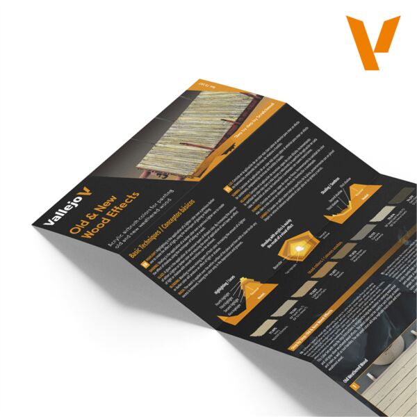 Vallejo 71187 8x18 ml. Old & New Wood Effects, Model Air Serisi Model Boyası Seti