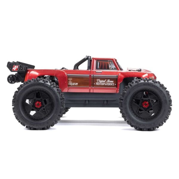 ARRMA 1/10 Outcast 4S BLX Brushless RTR 1/10 Stunt Truck Kırmızı